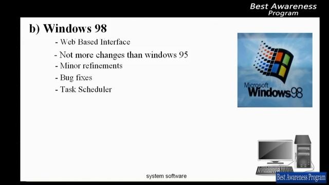 Hardware and Software: Types of Operating System: Windows 98 Part 13 of 3rd term смотреть онлайн
