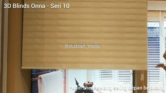 3D BLINDS | CV. STUDIO ART | ONNA WINDOW FASHION #onnabatam смотреть онлайн