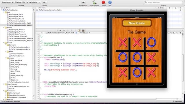 iOS Development Course Fall 2010 Lecture 14 - Tic-Tac-Toe with Inheritance смотреть онлайн