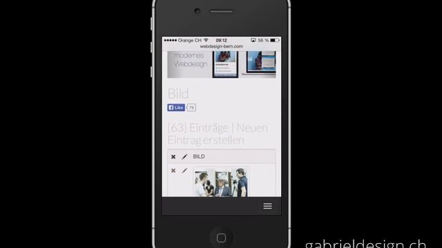 CMS mobile by GABRIEL DESIGN смотреть онлайн