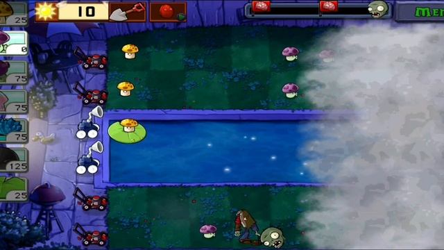 Зомби в тумане 🧟 - Plants Vs Zombies [Растения Против Зомби] #10 смотреть онлайн