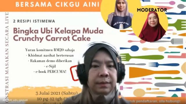 Kelas Memasak Bersama Cikgu Aini 3 Jul 2021 смотреть онлайн
