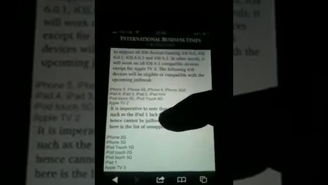 IOS 6.0 6.0.1 6.0.2 6.1 Untethered Jailbreak Update смотреть онлайн