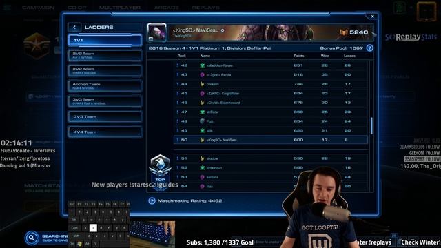 Winterstarcraft Games - Solid Chunk of Ladder (All Races + 2v2s) Oct 13 16 смотреть онлайн