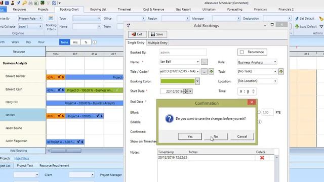 Set default status of ‘Confirmed’ & ‘Billable’ Checkbox in Booking Window - eRS Resource Planning смотреть онлайн