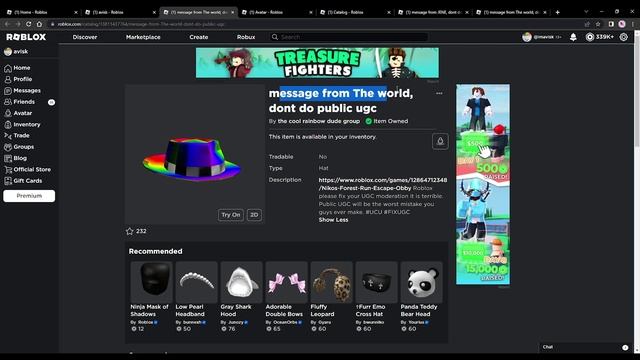 ROBLOX UGC SPARKLE TIME FEDORA... смотреть онлайн