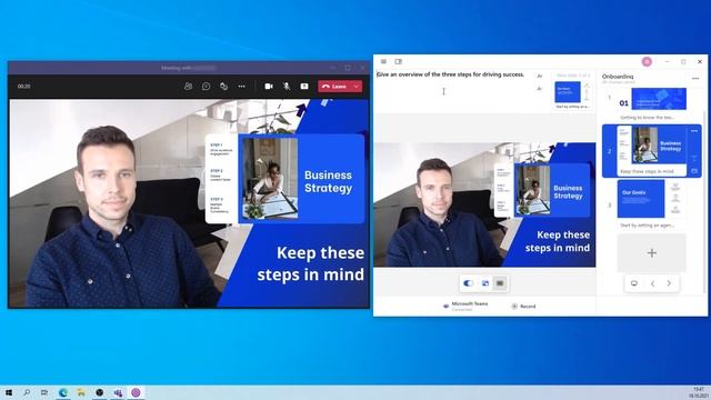 How to use Prezi Video with Microsoft Teams on Windows смотреть онлайн