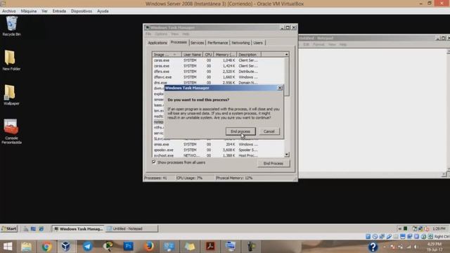 ADMINISTRAR LOS PROCESOS POR LINEA DE COMANDO Windows SERVER 2008 смотреть онлайн