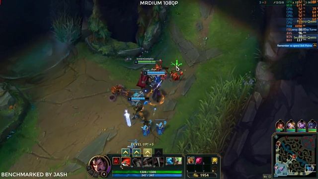 League of Legends Benchmark with RYZEN 3 1200 8GB RAM & RX 570 4GB. смотреть онлайн