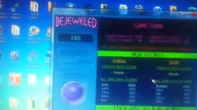 Bejeweled on Lenovo G570 running Windows 7 смотреть онлайн
