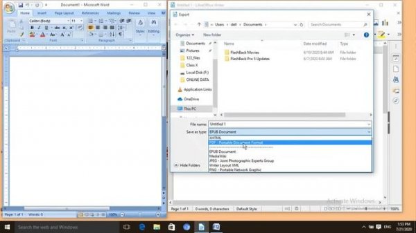 libre office vs Microsoft word