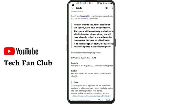 Realme New Update September 2022, Realme UI 3.0 Android 12 Stable, beta update - Realme UI S editio смотреть онлайн