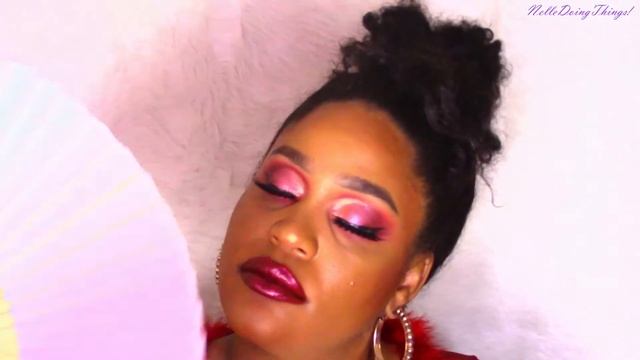 GLAMLITE PIE PALETTE + KISS LASH GLUE LINER: BLACK LASHES REVIEW TUTORIAL l NelleDoingThings! смотреть онлайн
