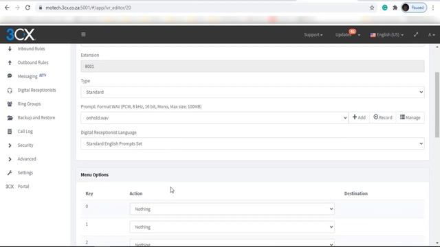 3cx Phone system | Configuring IVR and Inbound/outbound Rules смотреть онлайн