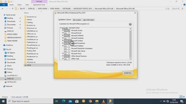 Cara Instalasi Ms office 2010 Professional Plus di Windows 10 смотреть онлайн