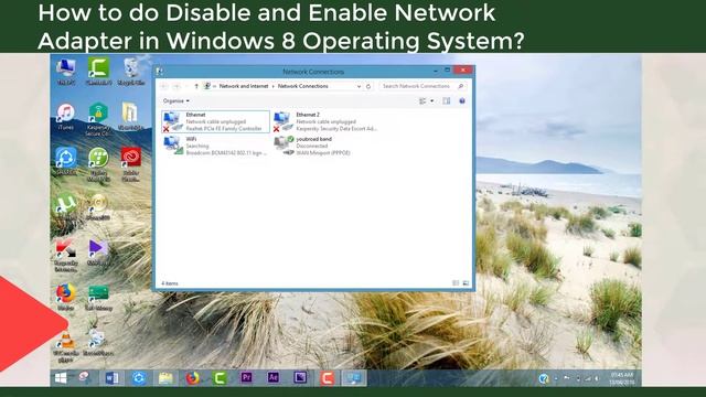 How to Disable & Enable Network Adapter in Windows 8 Operating System | Computer & Networking Basic смотреть онлайн