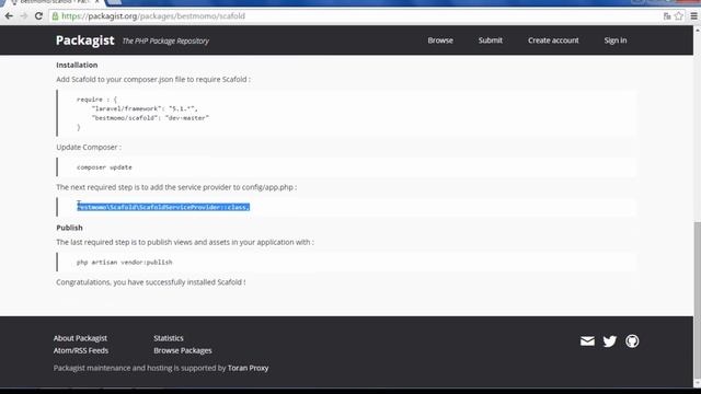 Laravel 5.1 (Windows) - 059 - installer le package bestmomo (authentification simple) смотреть онлайн