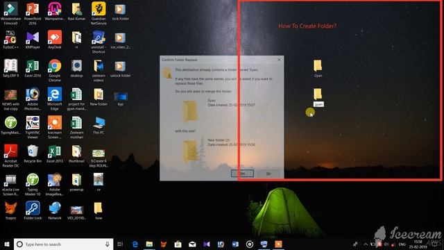 How to Create Folder In different Methods in Windows 10, 7,8.1. смотреть онлайн