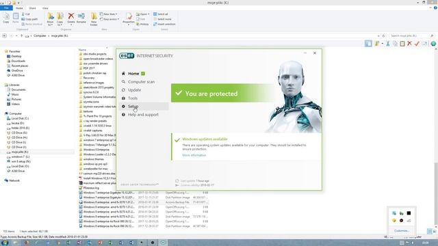 how to configure Eset Nod antivirus in windows 8 - tutorial EN 2018 смотреть онлайн