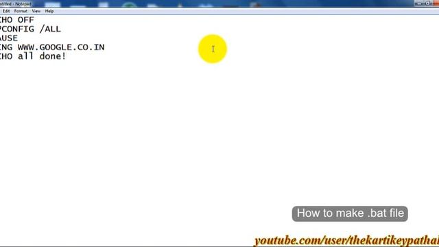 How to make batch(.bat) file HD смотреть онлайн
