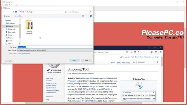 How to Take a Screenshot on Windows 10 with Snipping Tool смотреть онлайн