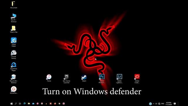 How to turn Off/On Windows Defender смотреть онлайн
