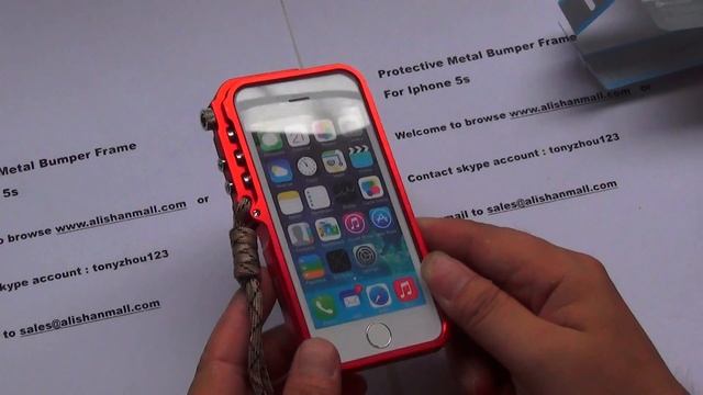 Aluminum Bumper |metal case for iphone 5|iphone 5s Trigger installation|USD15.00|Free Shipping смотреть онлайн