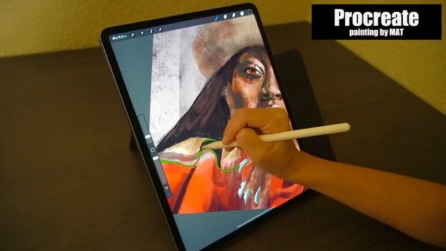 iPad Pro Procreate Portrait Painting Process From Start To Finish/Speed Painting【FULL】Missy Elliott смотреть онлайн
