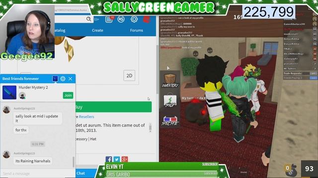 Roblox LIVE | Dinner with Sally | Looking at YOUR Profiles! смотреть онлайн