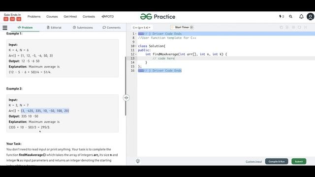 2. Maximum average subarray | Sliding Window | Grokking the Coding Interview смотреть онлайн