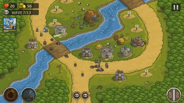 Kingdom Rush - Продолжаем проходить #2 смотреть онлайн