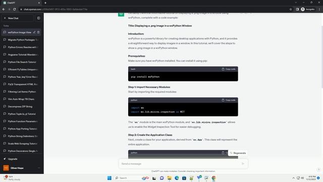 Showing a png image in a window in wxPython смотреть онлайн