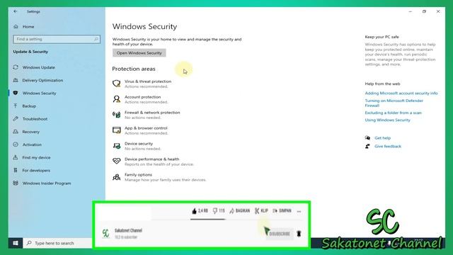 UPDATE TERBARU - CARA MUDAH MENONAKTIFKAN WINDOWS DEFENDER WINDOWS 10 смотреть онлайн