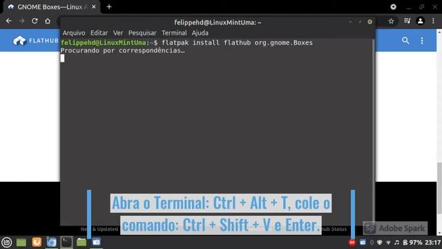 Virtualização: GNOME Boxes no Linux Mint (Flatpak) смотреть онлайн