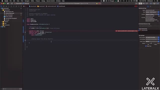 iOS AR App Workflow | Pt. 4 API Integration | LateralX смотреть онлайн