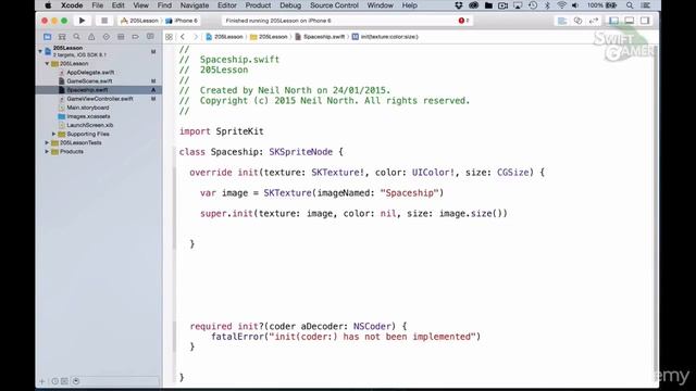 iOS OSX Game Development From Start to Store in Swift Udemy20 смотреть онлайн