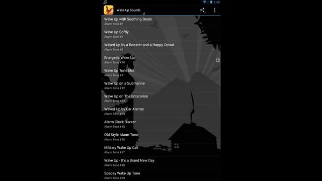 Wake Up Alarm Clock Ringtones Mobile App for Android Devices смотреть онлайн