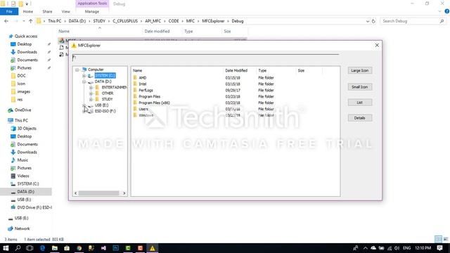 [MFC/C++] My Explorer смотреть онлайн