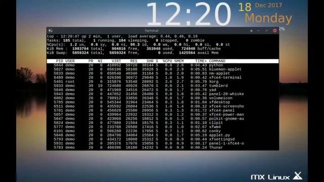 MX Linux 17.0 screenshot preview смотреть онлайн