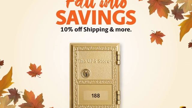 Fall Into Savings - The UPS Store 63