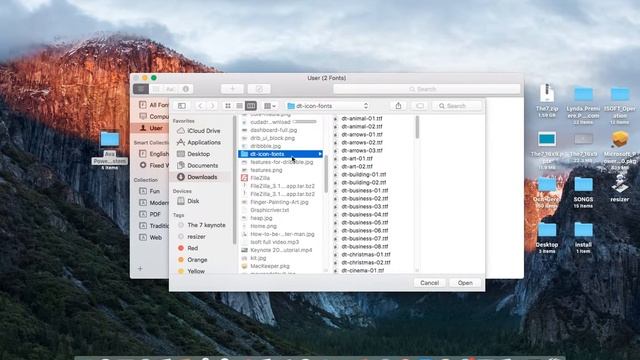 How to install and Download dt icon fonts(MAC) смотреть онлайн