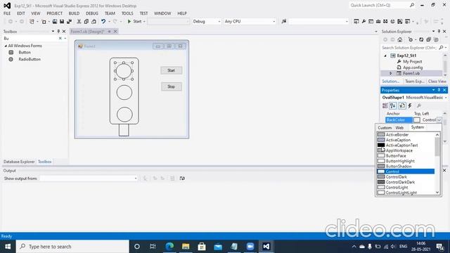 VBNet Exp 12 (All):- Design windows application using Tab Control &Timer. смотреть онлайн