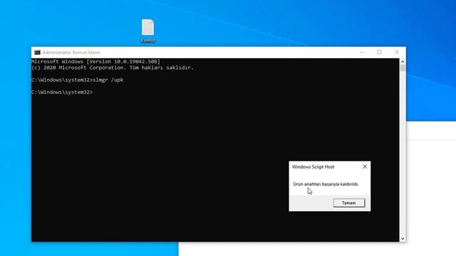 Windows 10'da Ürün Anahtarı Kaldırma | Lisans Silme!!! смотреть онлайн