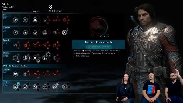 Middle Earth: Shadow of War - Wraith Skills Gameplay смотреть онлайн