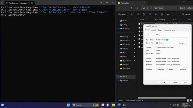 PowerShell 7 Tutorial 19: Files and Folder Operations смотреть онлайн