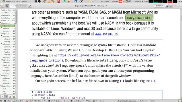 1.1- دروس في لغة التجميع الاسمبلي 64 بت. كتابة برنامجك الاول. مرحبا يا لوح. смотреть онлайн