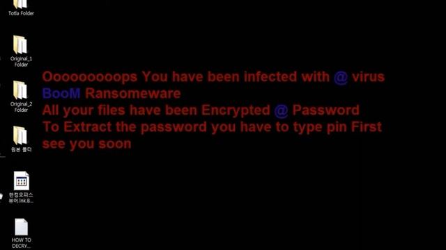 Test Boom Ransomware On Windows 7 xp china edition ( Detector On Description Free! ) смотреть онлайн
