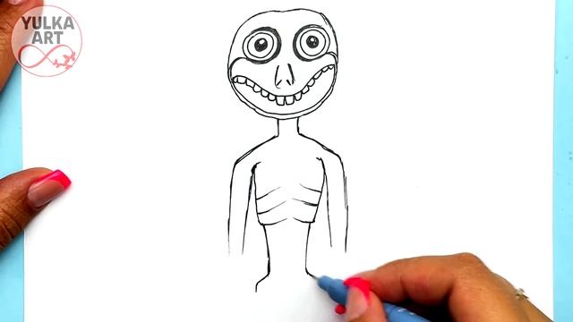 How to draw The Man From The window step by step | @yulkaart смотреть онлайн