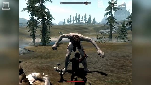 The Elder Scrolls Skyrim Gameplay Intel GMA 4500MHD смотреть онлайн