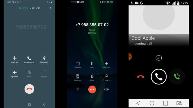 Samsung vs Viber vs Honor Screen record/ Incoming call смотреть онлайн